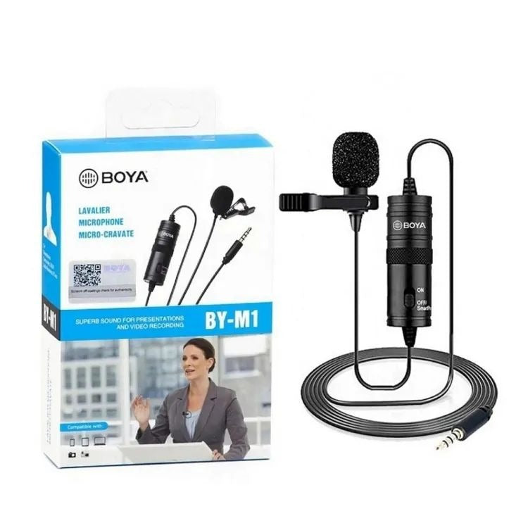 BY-M1 Lavalier Microphone Boya BY M1 Professional Collar Microphone