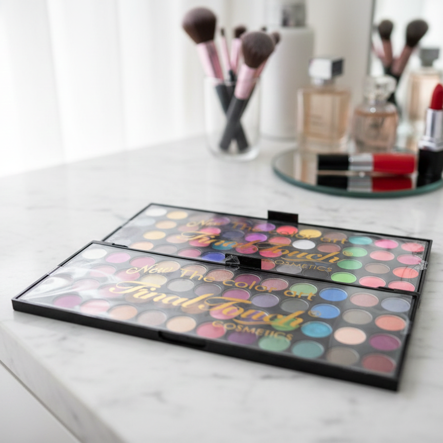 Final Touch Eyeshadow Palette | 96 Colors | Matte & Shimmer | Professional Makeup Kit