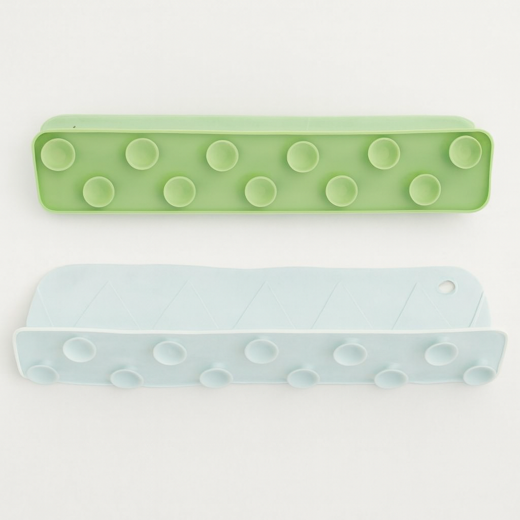 Silicone Sink Splash Guard For Kitchen And Bathroom – Flexible Water Splash Stopper For Faucets, Countertops And Daily Cleaning Protection (Random Color)