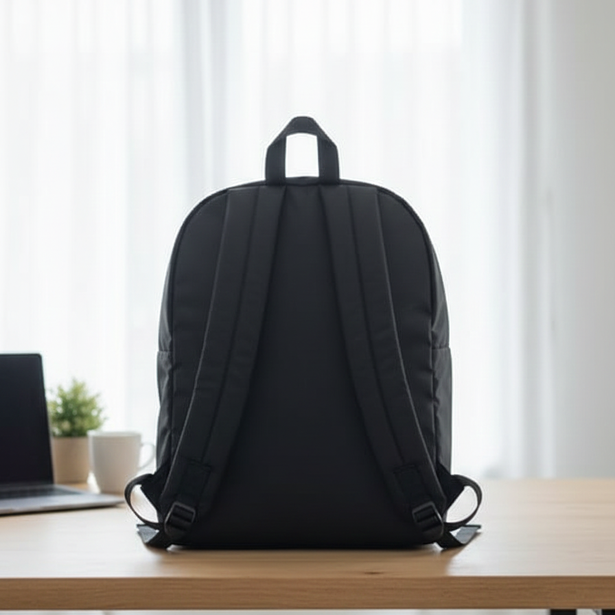 HP Lightweight Water Resistant Laptop Backpack Black Durable Quality Reliable Utility Comfortable Carry Stylish Design