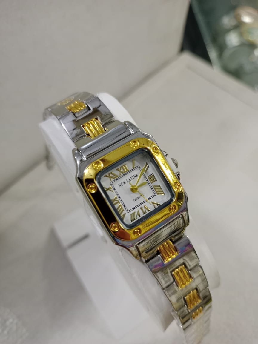 Ladies Waterproof Chain Watch | Golden