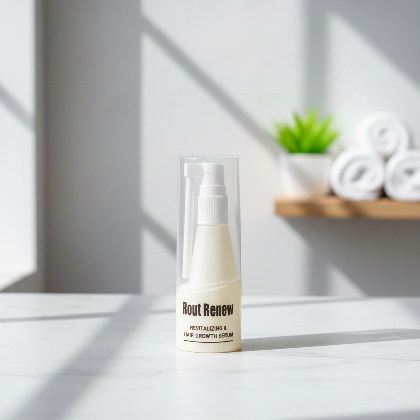 Rout Renew Revitalizing And Hair Growth Serum Nourishes - 50mlScalp Strengthens Roots Promotes Growth Smooth Texture Provides Healthy And Shiny Hair -