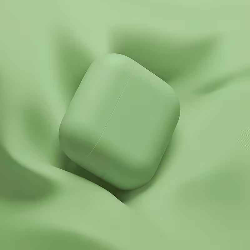 Liquid Silicone Protective Case for Airpods 3, Featuring a Minimalist Solid Color Design. It'S Ultra-Thin, Skin-Friendly, Offers a Comfortable Grip, Is Shockproof, And Easy to Clean, Making It Ideal for Gym And Everyday Use.