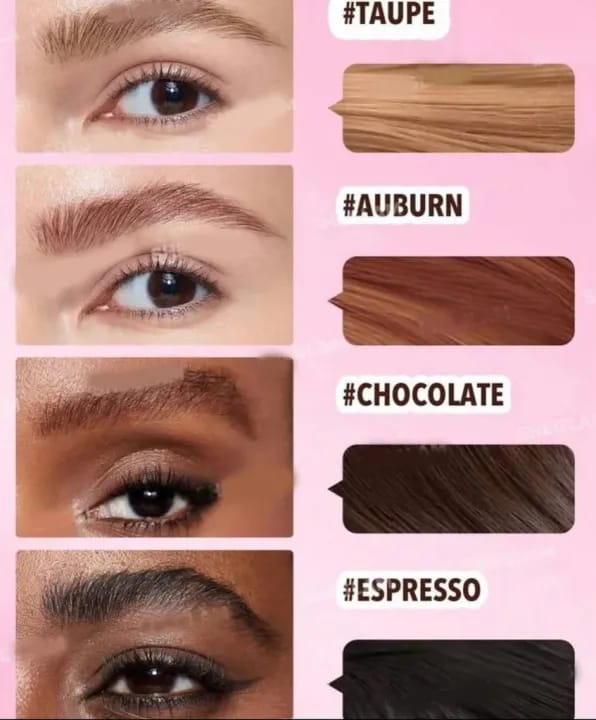 Huxibeauty Brow Fection Angled Brush And Dip Liquid Eyebrow Gel Pen For Daily Makeup Needs - Black