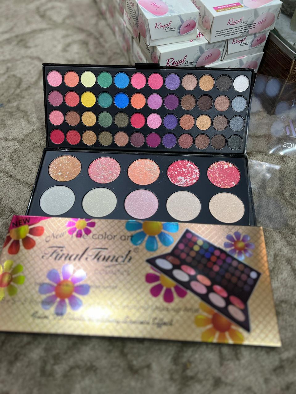 Final Touch Matte Palette | 48 Colors Eyeshadow, Blusher & Highlighter