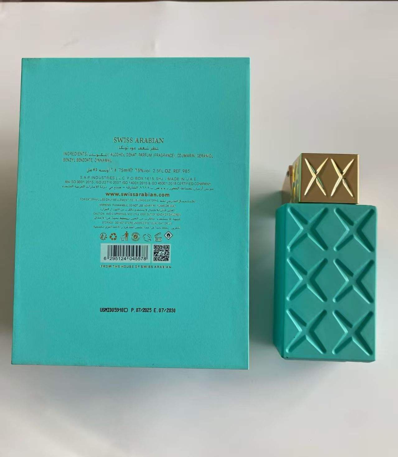 cFragrance Original 75ml EDP for Men and Women Long Lasting Perfume Dubai Middle East