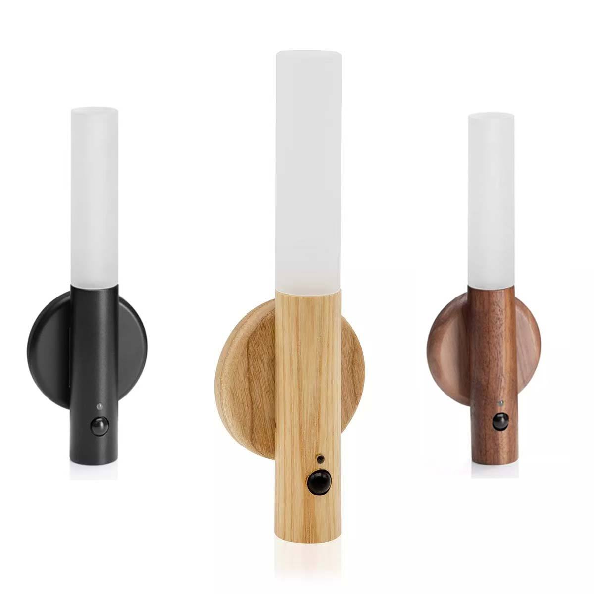 USB Rechargeable Motion Sensor Warm White LED Night Lights With Magnet Base Cordless Modern Stand by Table Lamp