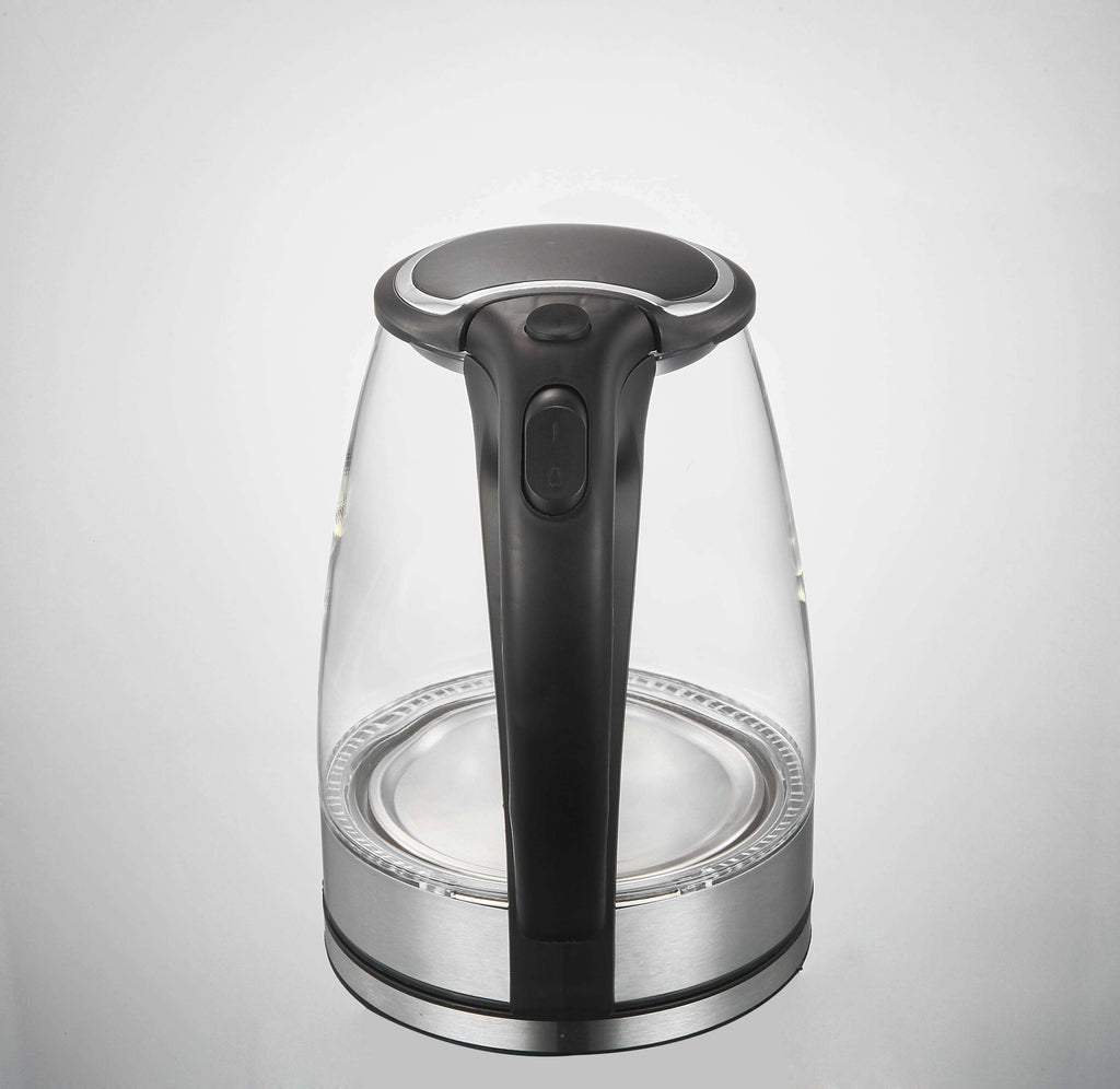 1.8L Glass Hot Electric Glass Kettle with Blue Light Boiling Automatically Power off Function