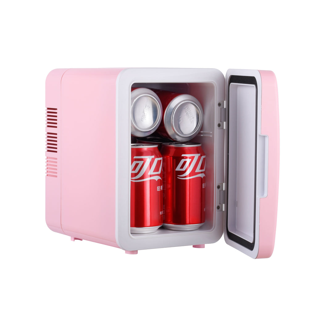 4L Car Home Mini Refrigerator Cold and Hot Adjustable Mini Cosmetics Fridge With Removable Shelf