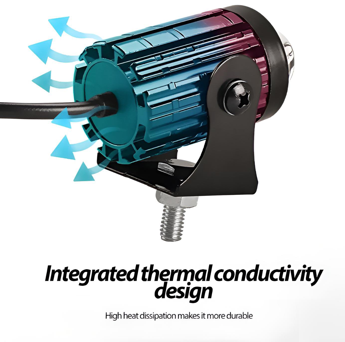 (2pcs) New Mini Driving Fog Light for All Motorcycle, Cars, Jeep(2pcs)