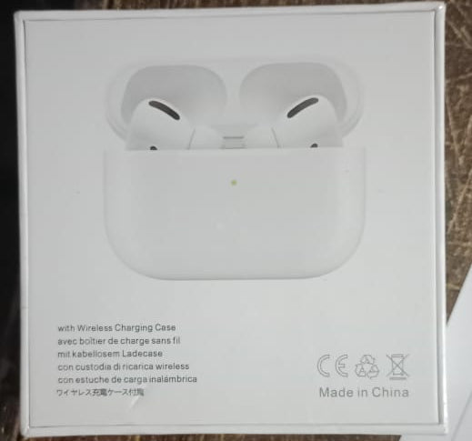 White New Apple Airpod Pro Hengxuan (High Copy With Popup Msg/Locate In Find My Iphone)