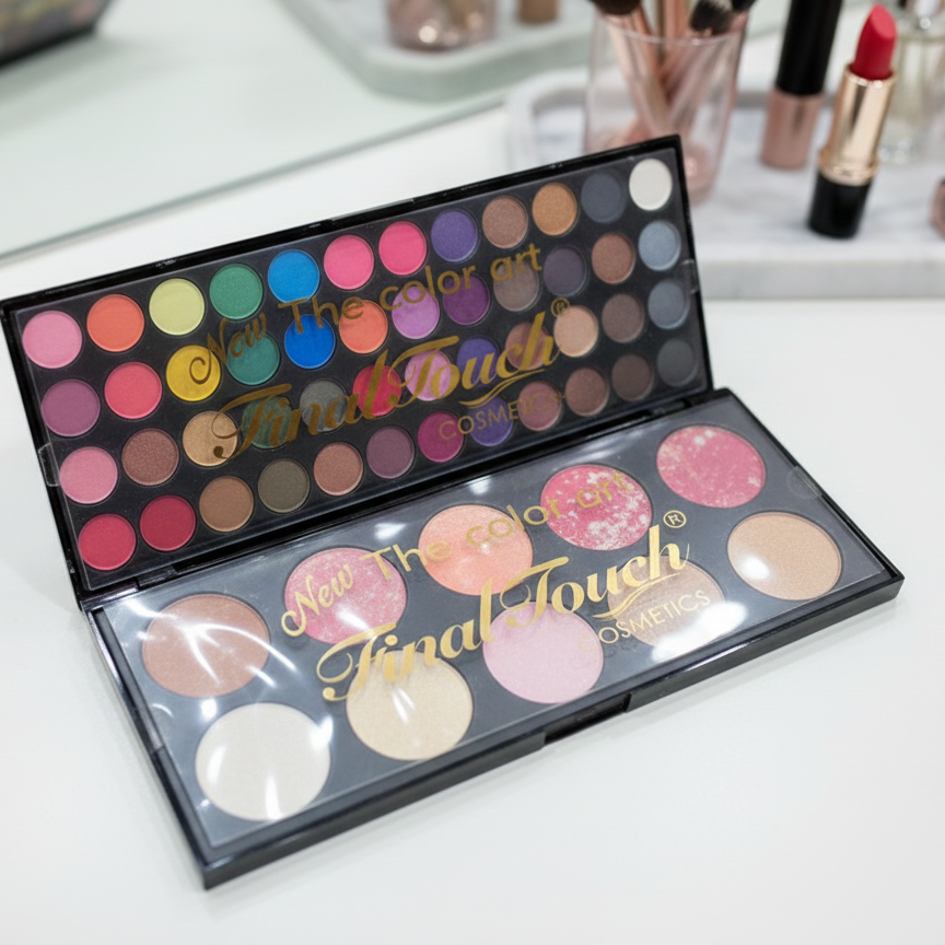 Final Touch Matte Palette | 48 Colors Eyeshadow, Blusher & Highlighter