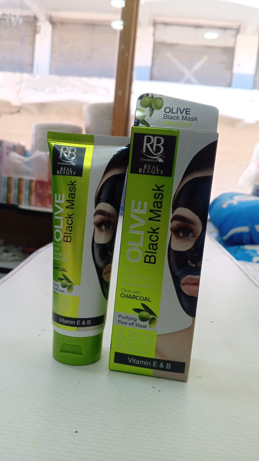 RB Cosmetics Real Beauty Olive & Charcoal Black Peel‑Off Mask | Deep Cleansing & Purifying Care | Original