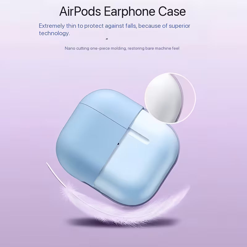 Liquid Silicone Protective Case for Airpods 3, Featuring a Minimalist Solid Color Design. It'S Ultra-Thin, Skin-Friendly, Offers a Comfortable Grip, Is Shockproof, And Easy to Clean, Making It Ideal for Gym And Everyday Use.