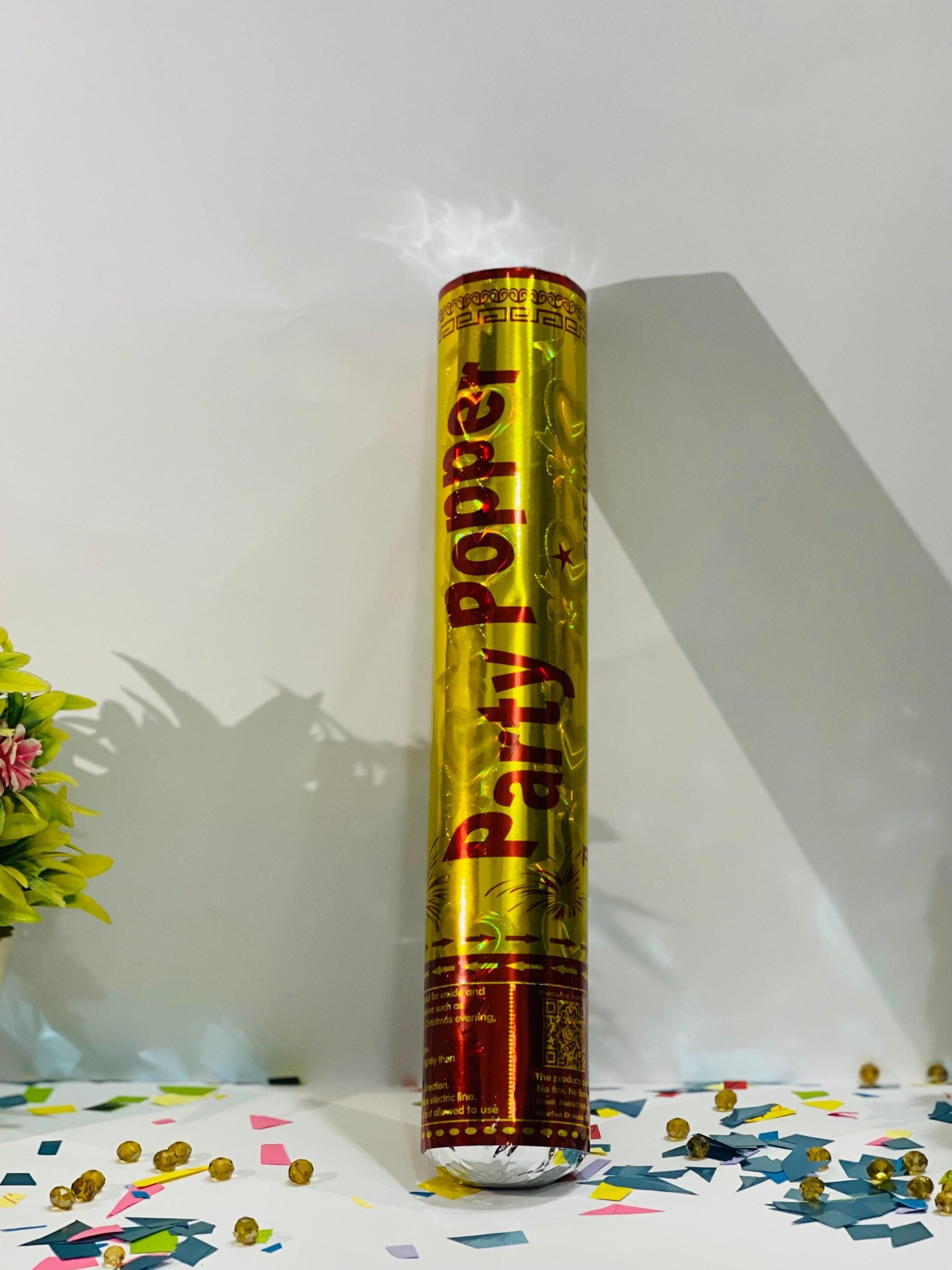 Birthday Party Popper | Rose Party Popper | 20 cm | Perfect for Birthdays, Anniversaries & New Year Celebrations (20CM)