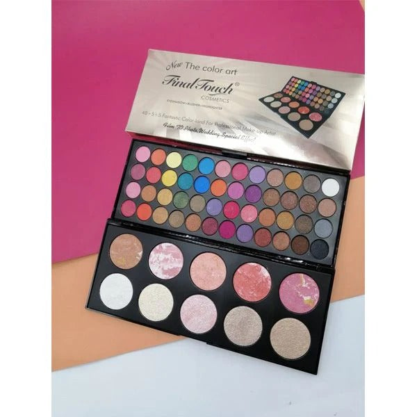 Final Touch Matte Palette | 48 Colors Eyeshadow, Blusher & Highlighter