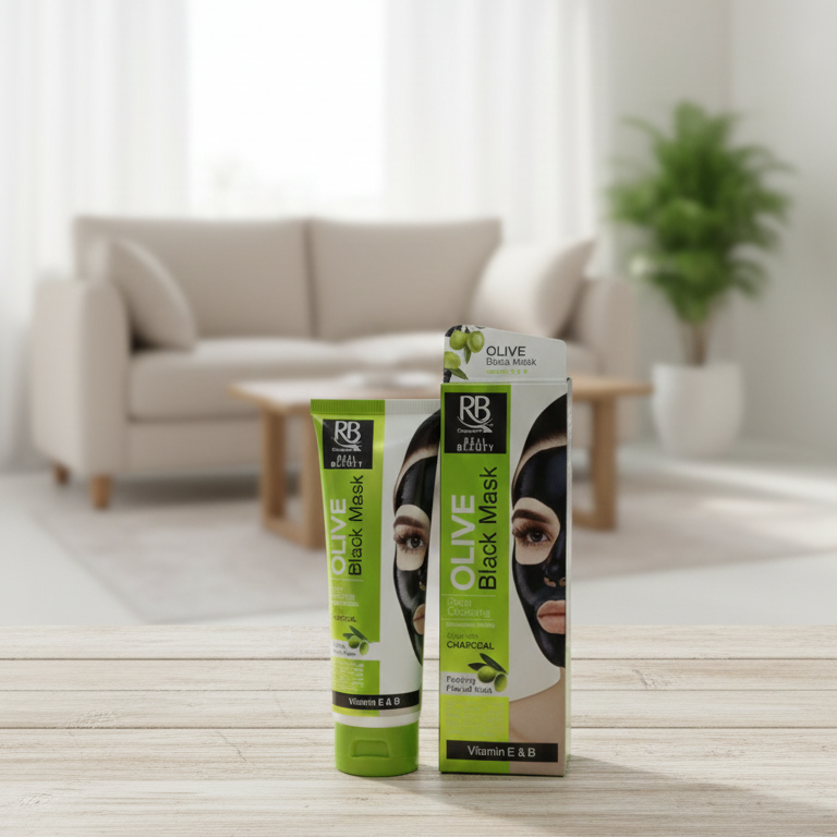 RB Cosmetics Real Beauty Olive & Charcoal Black Peel‑Off Mask | Deep Cleansing & Purifying Care | Original