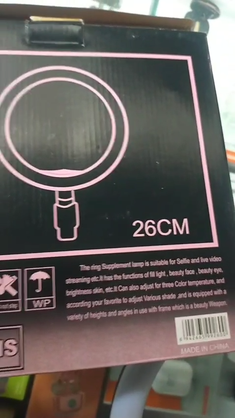 Professional 10-inch LED Ring Fill Light with Universal Phone Holder & Dimmable Lighting Modes