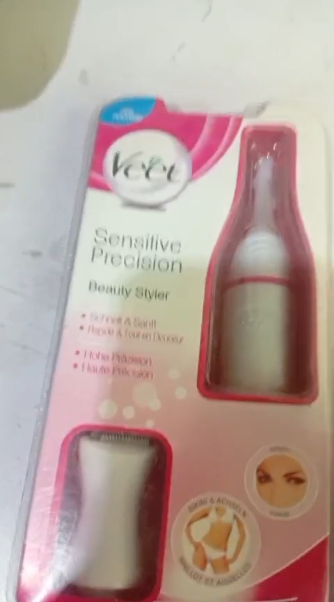 Veet Sensitive Precision Electric Beauty Styler & Trimmer – Waterproof Grooming Kit for Face, Eyebrows, Underarms,